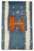 Gabbeh Lion Approx. 60cm x 95cm