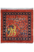 ライオンギャッベ 約66×67cm