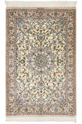 Persian Rug Kashan Silk Approx. 60cm x 91cm