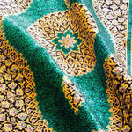 ペルシャ絨毯 シルク グリーン