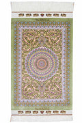 ペルシャ絨毯 クム産 ジェディ工房 シルク 約61×91cm