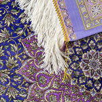 ペルシャ絨毯 パープル クム