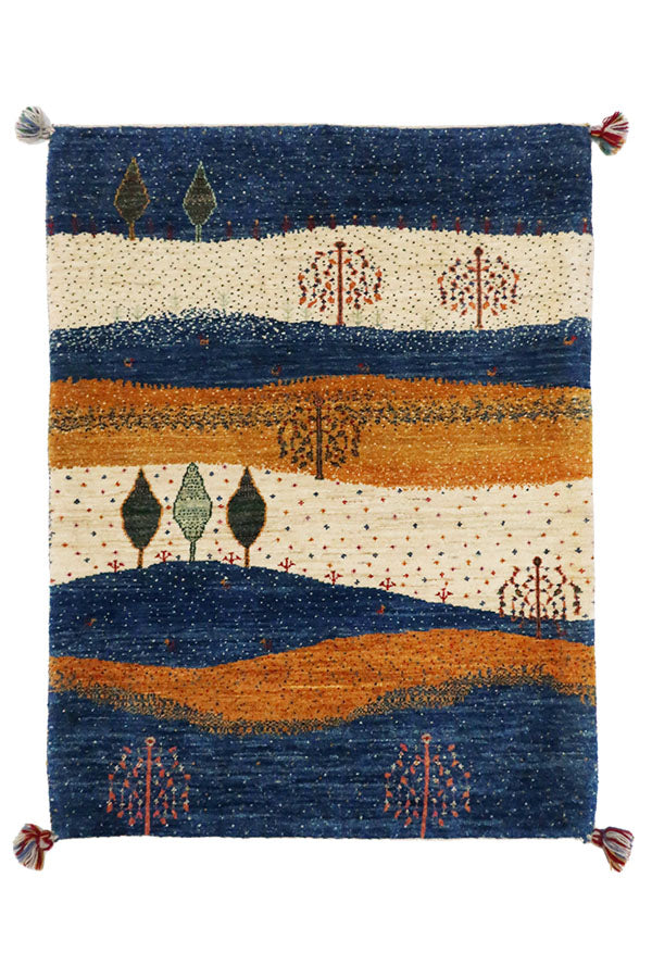 ペルシャギャッベ　ファインクオリティ　約81cm x 109cm