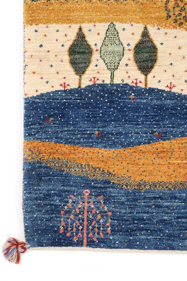 ペルシャギャッベ　ファインクオリティ　約81cm x 109cm