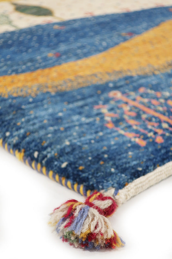 ペルシャギャッベ　ファインクオリティ　約81cm x 109cm