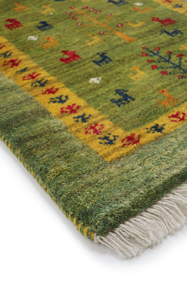 高品質なウール絨毯 - 明るく鮮やかな色彩