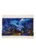 ペルシャ絨毯 タブリーズ産 ウール&シルク 約55×97cm