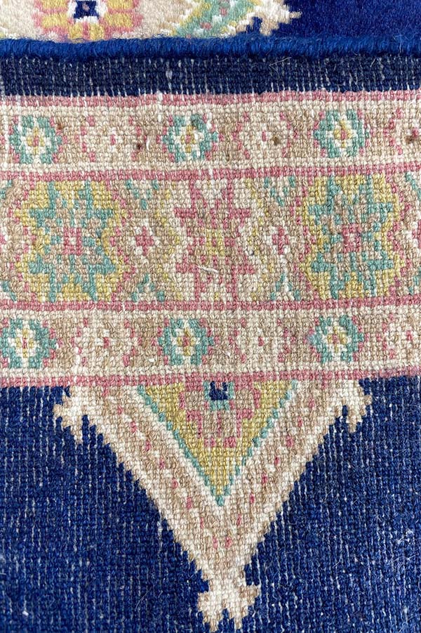 パキスタン絨毯青色ペルシャデザイン