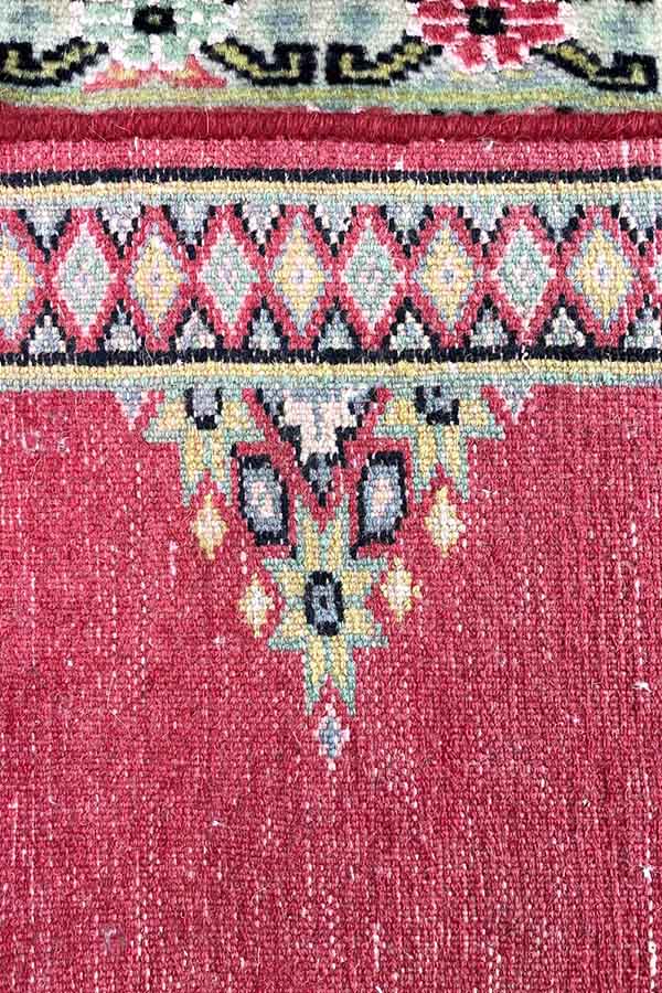 赤色の玄関マット絨毯パキスタン産