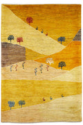 Persian Gabbeh Deer and Tree of Life Approx. 122cm x 180cm