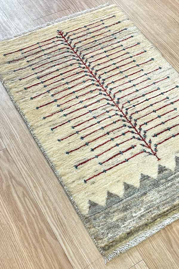 ペルシャ絨毯 ギャッベ カシュクリ 玄関マット