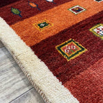 ペルシャ絨毯 ギャッベ 細長 51x145cm 手織り絨毯