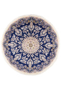 Persian Rug Nain Wool & Silk Approx. 150cm x 150cm