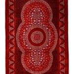 ペルシャ絨毯 クム レッド