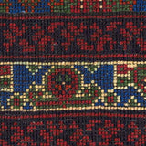 アフガニスタンのトルクメン族によって手織りされたトライバルラグ - 伝統的なホジャロシュナイ絨毯