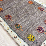 ペルシャ絨毯 ギャッベ カシュクリ 50x80cm 玄関マット 