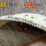 ペルシャ絨毯 ギャッベ カシュクリ 50x80cm 玄関マット 