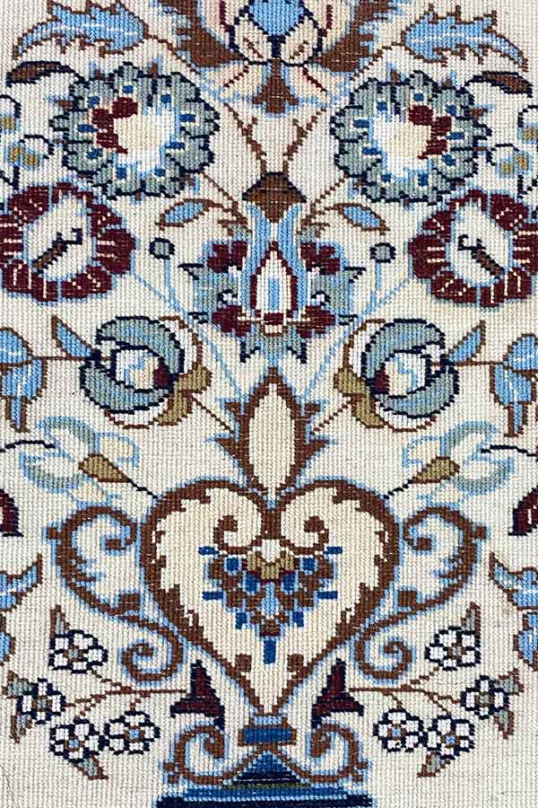 ペルシャ製ペルシャ絨毯玄関マット、花瓶デザイン