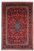 Persian Rug Kashan Wool Approx. 140cm x 219cm