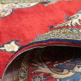 ペルシャ絨毯 カシャン ウール 赤
