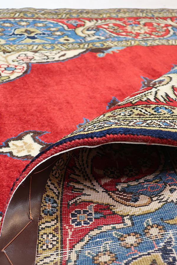 ペルシャ絨毯 カシャン ウール 赤
