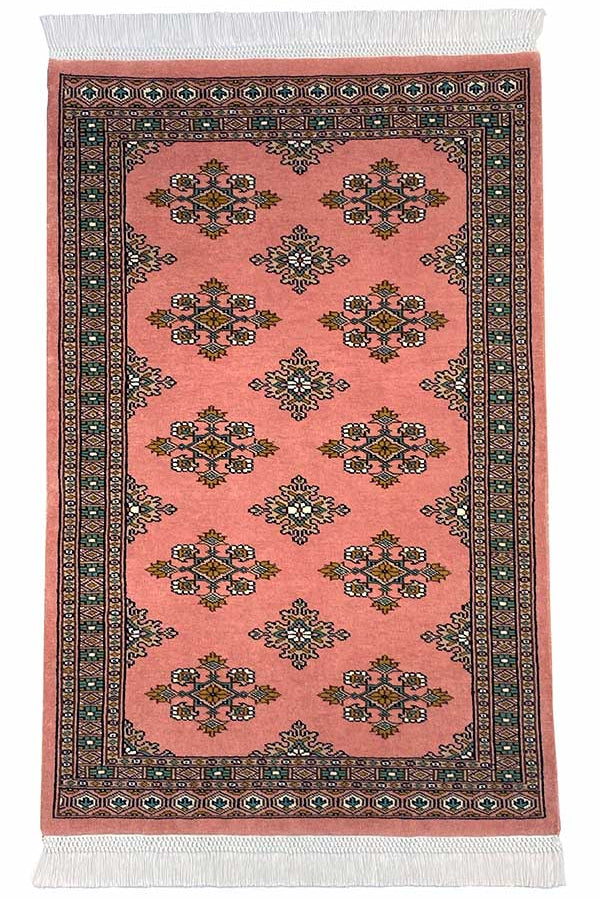 パキスタン絨毯  約63cm x 93cm