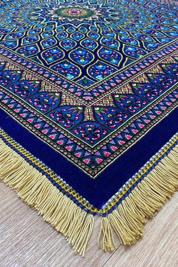 ペルシャ絨毯 ブルー