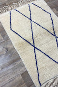 Moroccan Rug Beni Ourain Approx. 84cm x 120cm