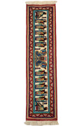 Persian Rug Wool Approx. 32cm x 128cm