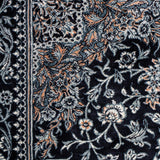 ペルシャ絨毯　黒　シルク