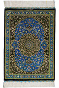 ペルシャ絨毯 クム産 シルク 約50×70cm