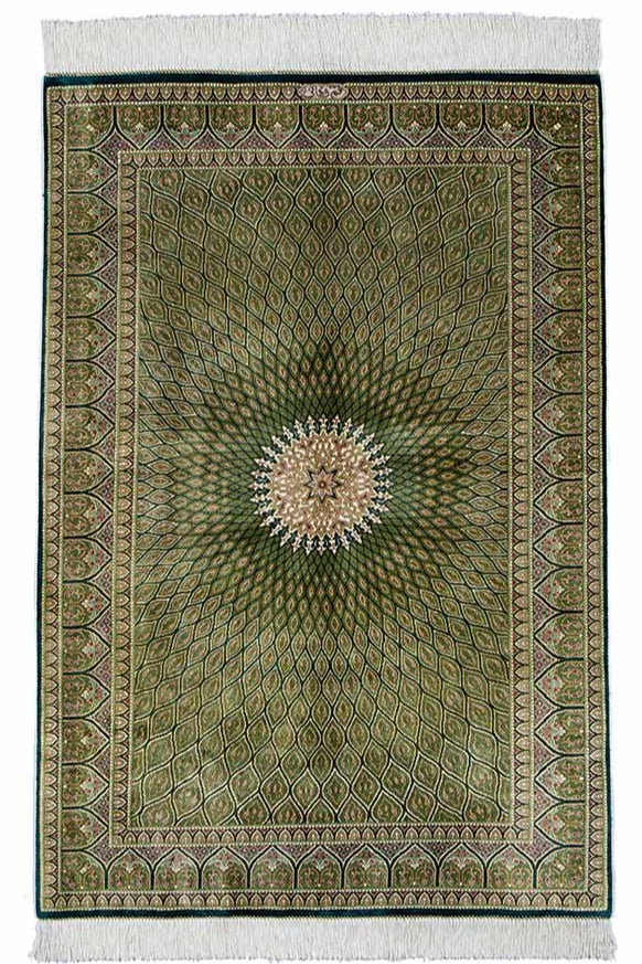ペルシャ絨毯 グリーン