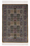 ペルシャ絨毯 クム産 ババイ工房 シルク 約81×116cm