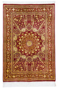Persian Rug Qum Kareki Workshop Silk Approx. 80cm x 117cm