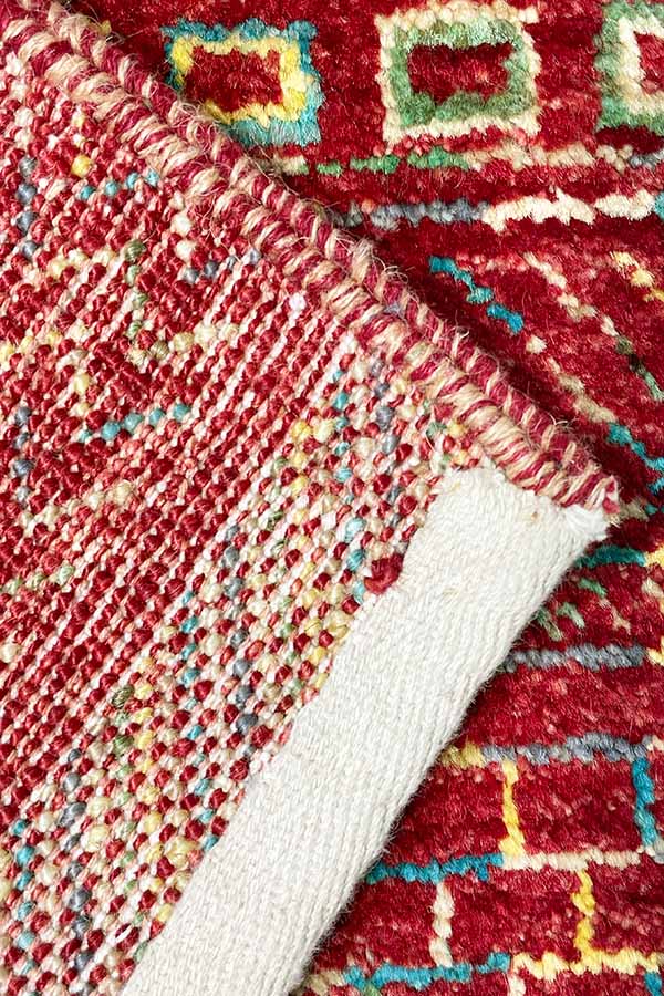 アフガニスタン絨毯(60x93cm)赤 アフガンラグ【絨毯専門店】