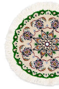 Persian Rug Nain Wool Approx. 42cm x 42cm