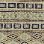 小さいベージュのパキスタン絨毯