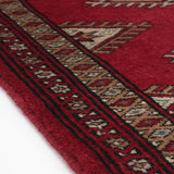伝統的な赤茶パキスタン絨毯