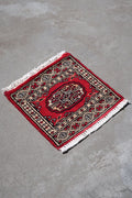 Pakistani Rug Approx. 28cm x 30cm