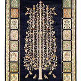 パキスタン絨毯 ダブルノット 約136cm x 203cm 手織りラグ