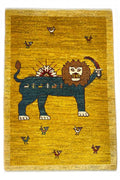 ライオンギャッベ 約65×95cm