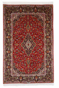 Persian Rug Kashan Wool Approx. 137cm x 216cm