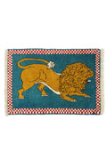 Persian Rug Lion Shiraz Approx. 63cm x 87cm