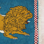 ペルシャ絨毯  ライオン