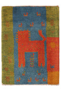 Gabbeh Lion Approx. 62cm x 85cm