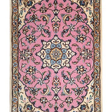 玄関マット ピンク ペルシャ絨毯