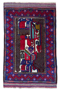 Tribal Rug Approx. 82cm x 127cm